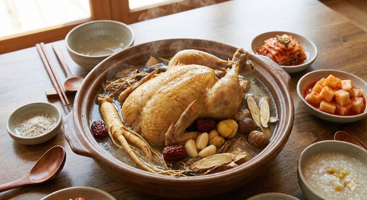 한방 토종닭 백숙
